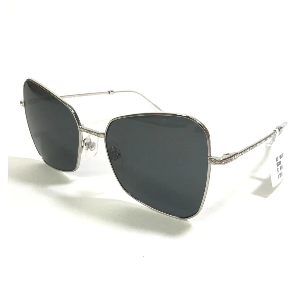 Swarovski Sunglasses SK7008 400187 Shiny Silver Clear Sparkly Crystals 57-19-140